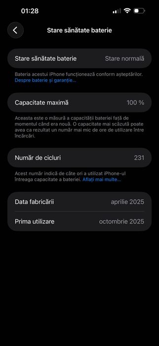 iPhone 16 plus 100%baterie totul original nimic schimbat
