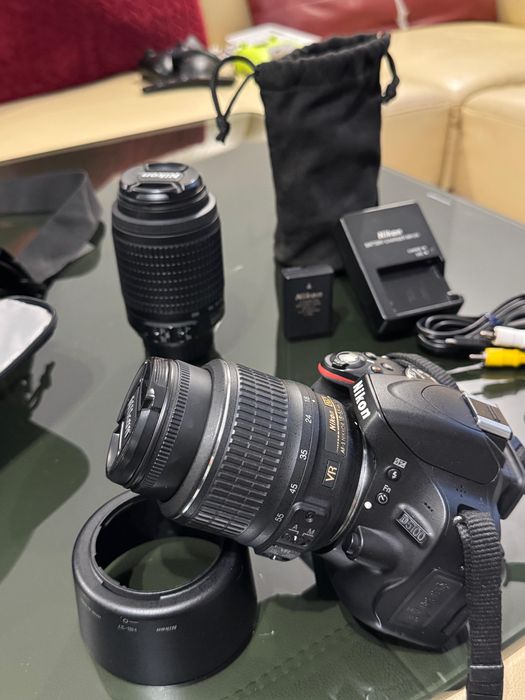 NIKON D5100 Aparat Foto DSLR Kit complet cu 2 Obiective si telecomanda