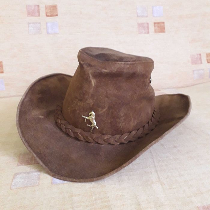 Уестърн шапка, кафява