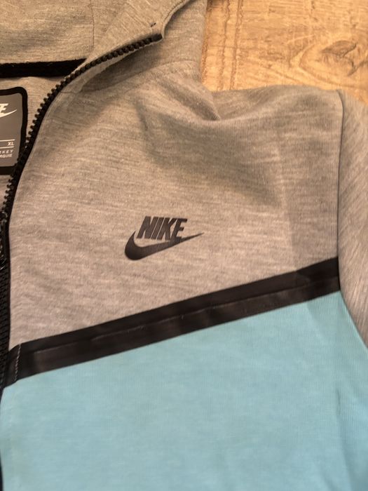 Bluza Trening Nike Tech Fleece Gri-Turcuaz