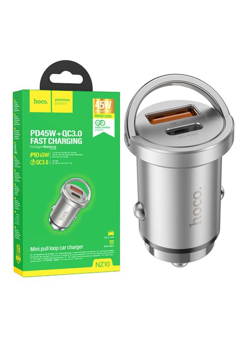 Incarcator Telefon Pentru Auto Fast Charger 45W 2 Usb 1 Type C