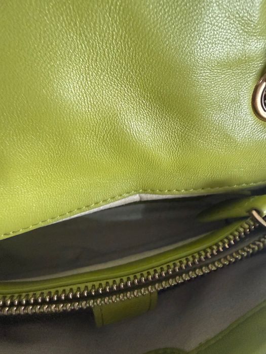 Кожена чанта Pinko Love Puff Baby