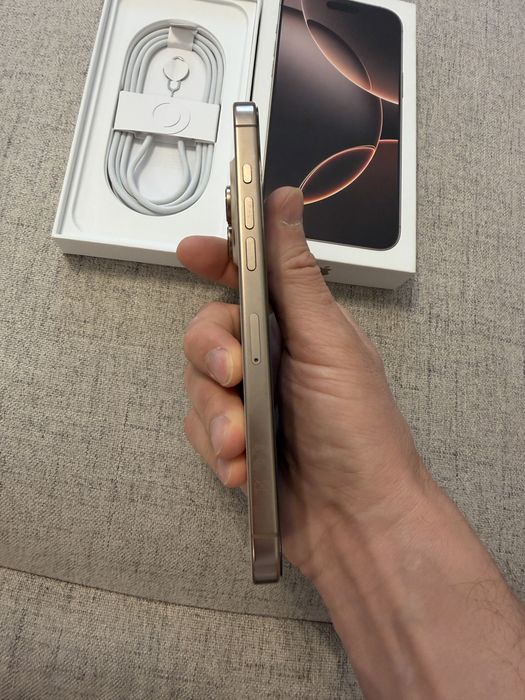 iphone 16 pro max 256gb desert titanium, impecabil, garantie!