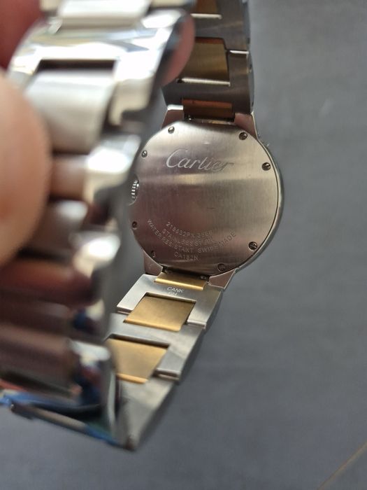 Дамски Часовник Cartier Ballon Bleu 42mm Gold and steel