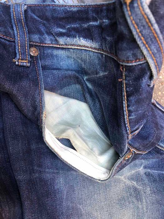 A-Crotch 3D Tapered Jeans