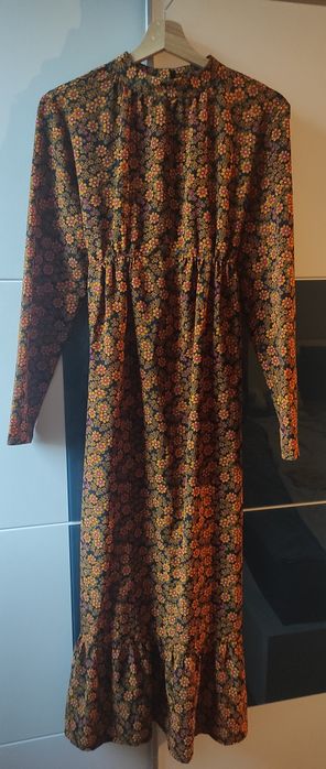 Есенна дълга рокля - размер S