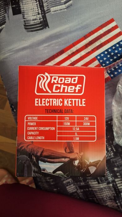 Fierbător electric pentru camion