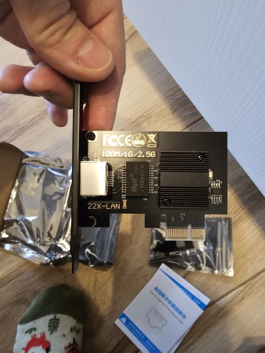 Intel 2.5Gb LAN PCIe – ideal NAS / Server / PC