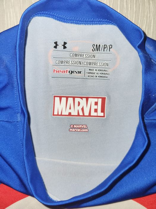 Tricouri compresie fitness/sala Under Armour Captain America Marvel S