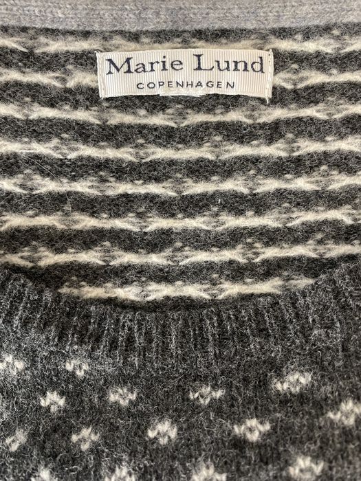 Bluza/Pulover dama gros/iarna/lana merinos Marie Lund L/XL