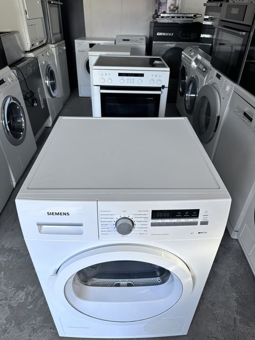 Сушилня +гаранция 1 година. SIEMENS ТЕРМОПОМПА, КЛАС А+, 7кг. Безплатна доставка за София