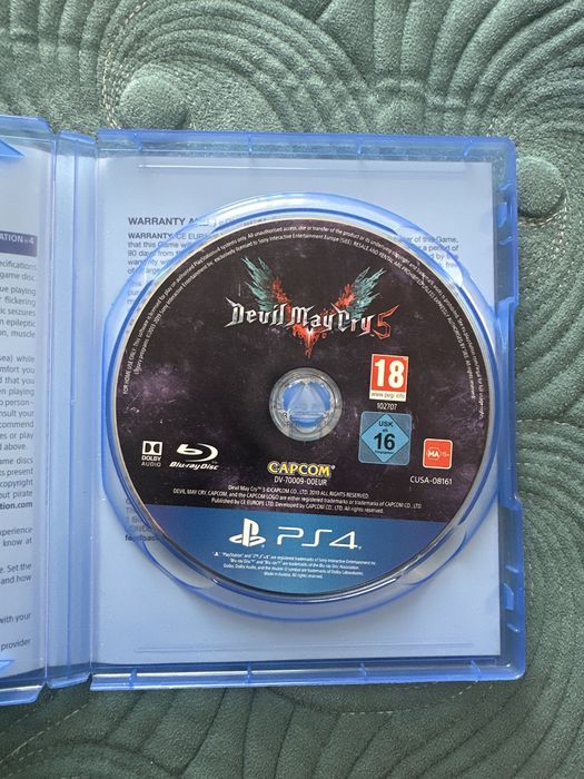 Devil May Cry 5 диск PS4