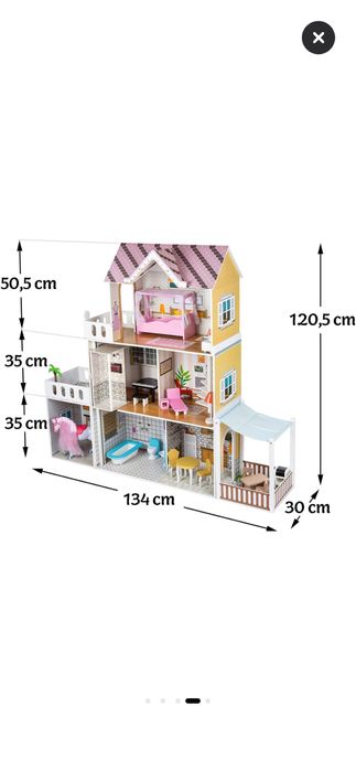 Vând căsuță din lemn pentru păpuși