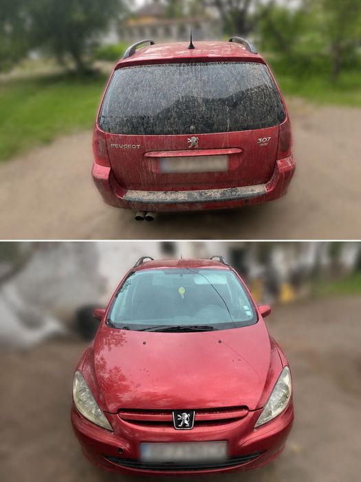 Продавам Peugeot 307 комби, 2.0 HDI дизел, на части. Налични са много здрави и работещи