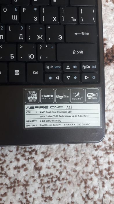 Продаю ноутбук Acer