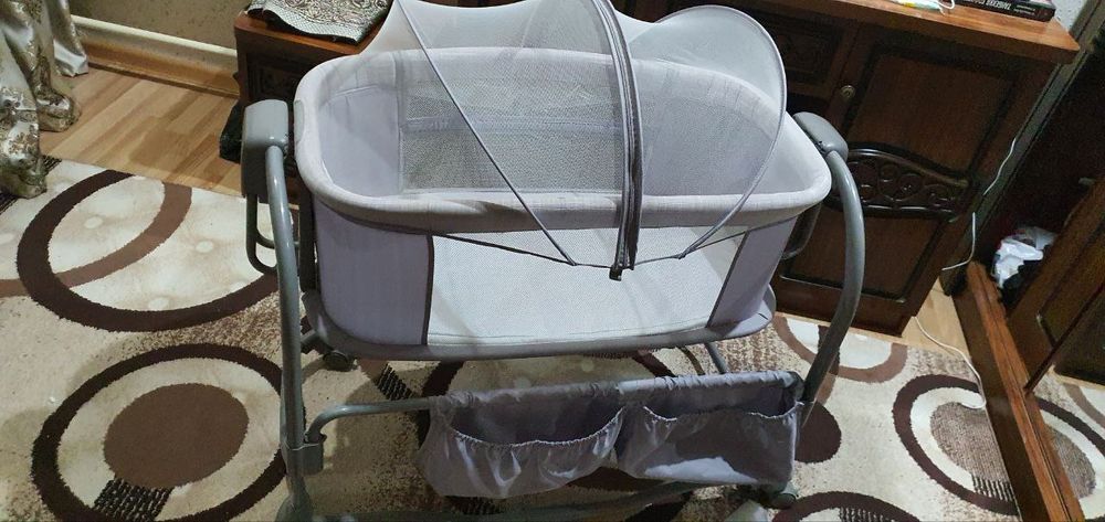 Детская кроватка-люлька Mastela. +Маленькая люлька в подарок