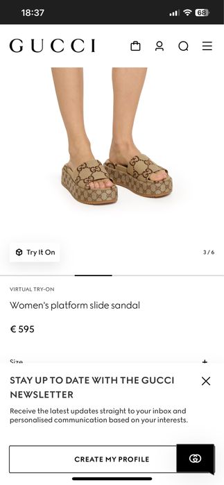 Gucci  чехли -38 номер