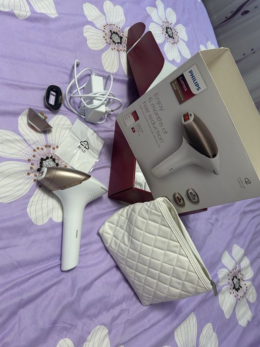 Vand epilator aproape noIPL Philips Lumea seria 9000 senzor smart skin