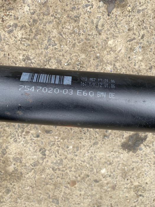 Cardan BMW E60 530 218 CP 525 177 cp 2003-2007 Seria 5 flansa cardan