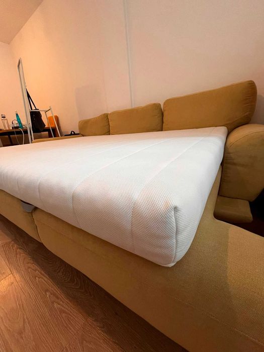 Saltea pat/topper canapea IKEA 140x200x12