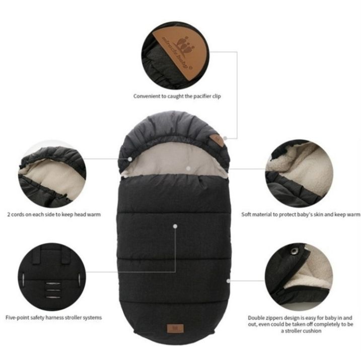 Продам тёплый  универсальный конверт