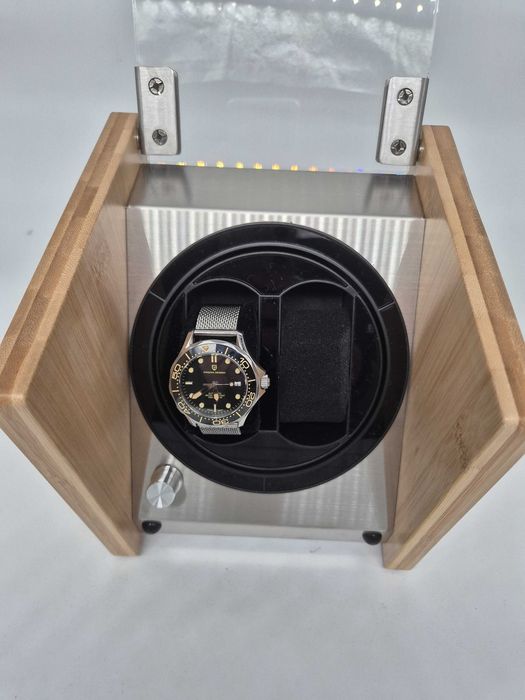 Watch Winder Smith Bamboo 2 Ceasuri Automate - Resigilat (Incomplet)