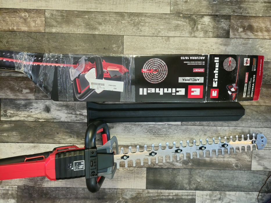Foarfecă gard viu Einhell Expert ARCURRA 18/55 – 18V Power X-Change – cu cutie, solo