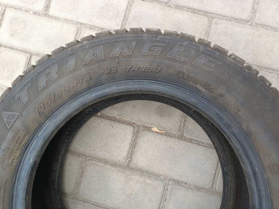 Шины 175/65 R14 - "Triangle TR757" (Китай), шипованные.