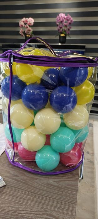 Юмшоқ копток, упаковкада 50 та дона(мягкие мячики)