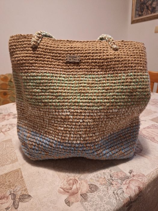 Чанта -плетена (нова )