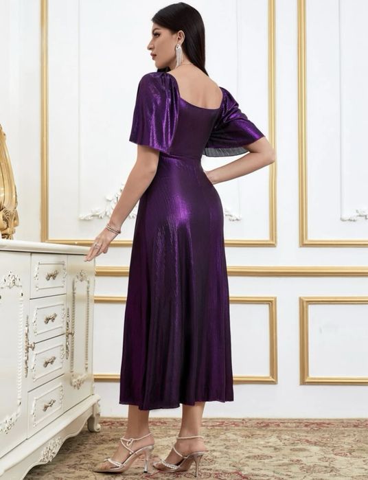 Rochie mov sclipitor
