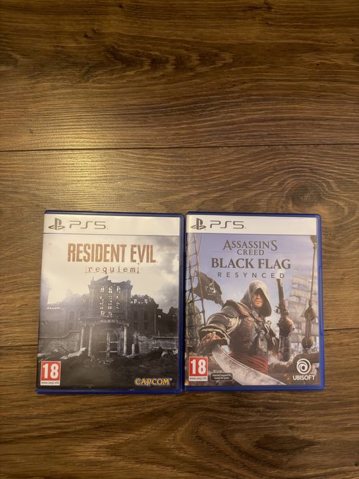 Vand sau schimb Resident Evil Requiem PS5 si Assassins Creed Black Flag Resynced PS5