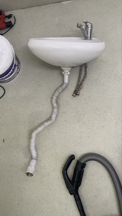 Раковина на ножке бу