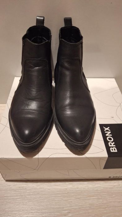 Botine dama din piele Bronx 38