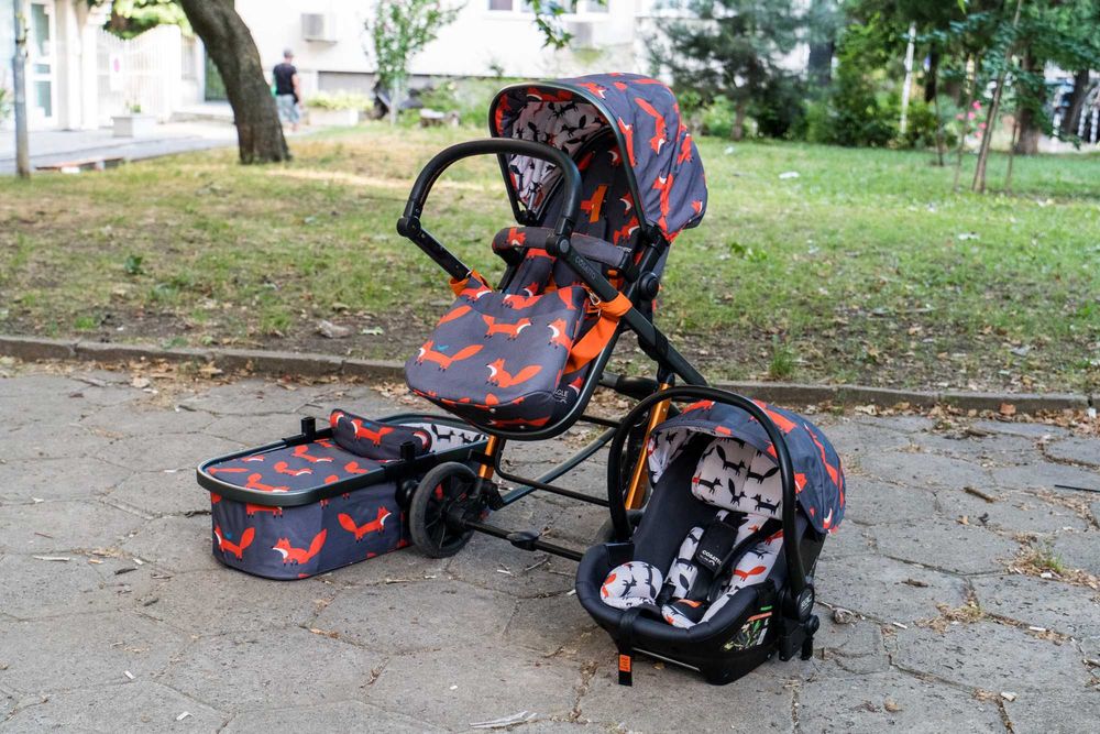 Бебешка количка Cosatto Giggle Quad - Charcoal Mister Fox