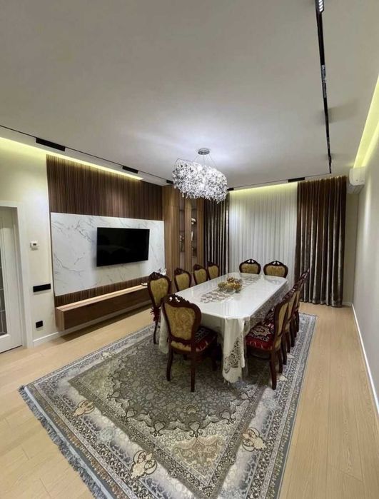 Шахристанская, 4 ком 120м2 Новостройка ЖК Шахристан кирпич два санузла