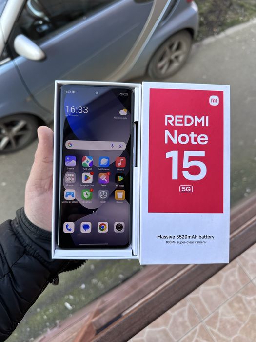 Xiaomi redmi Note 15 5G 256 Gb ca Nou Dual sim (dezmembrez telefoane)
