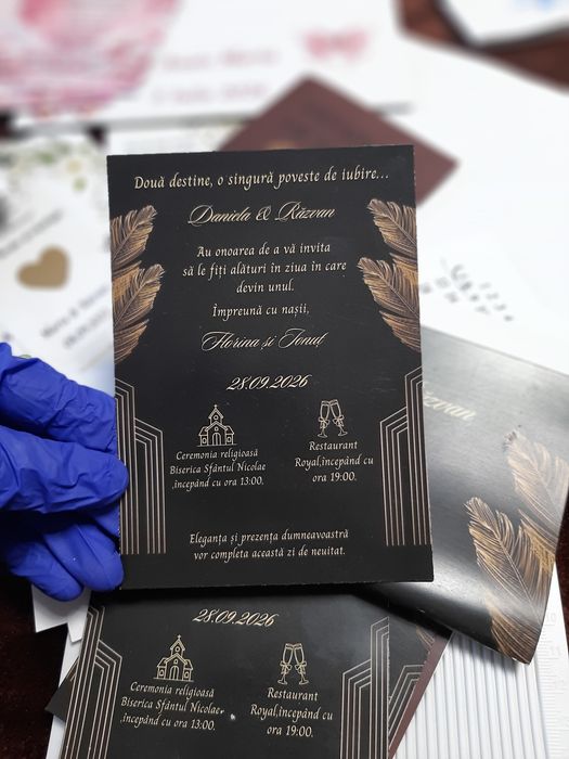 Invitații botez/nuntă ,plicuri Invitații/bani