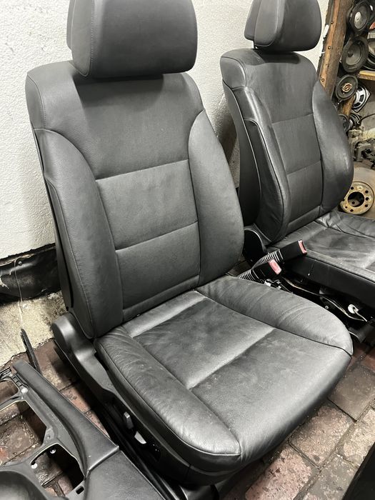 Черный салон бмв е60