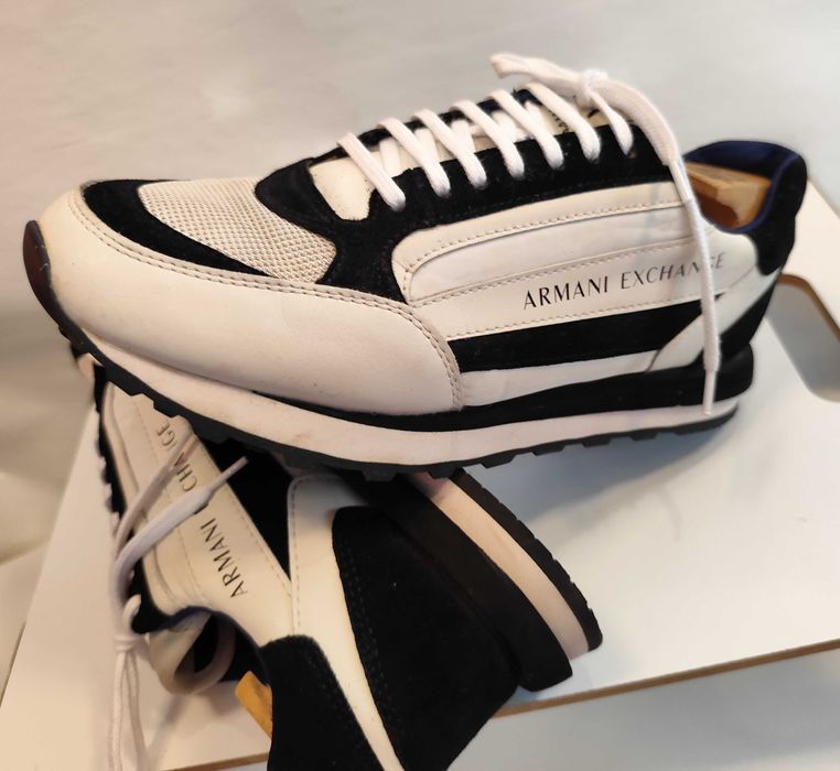 Pantofi sport casual 43 Armani Excange piele naturala moale