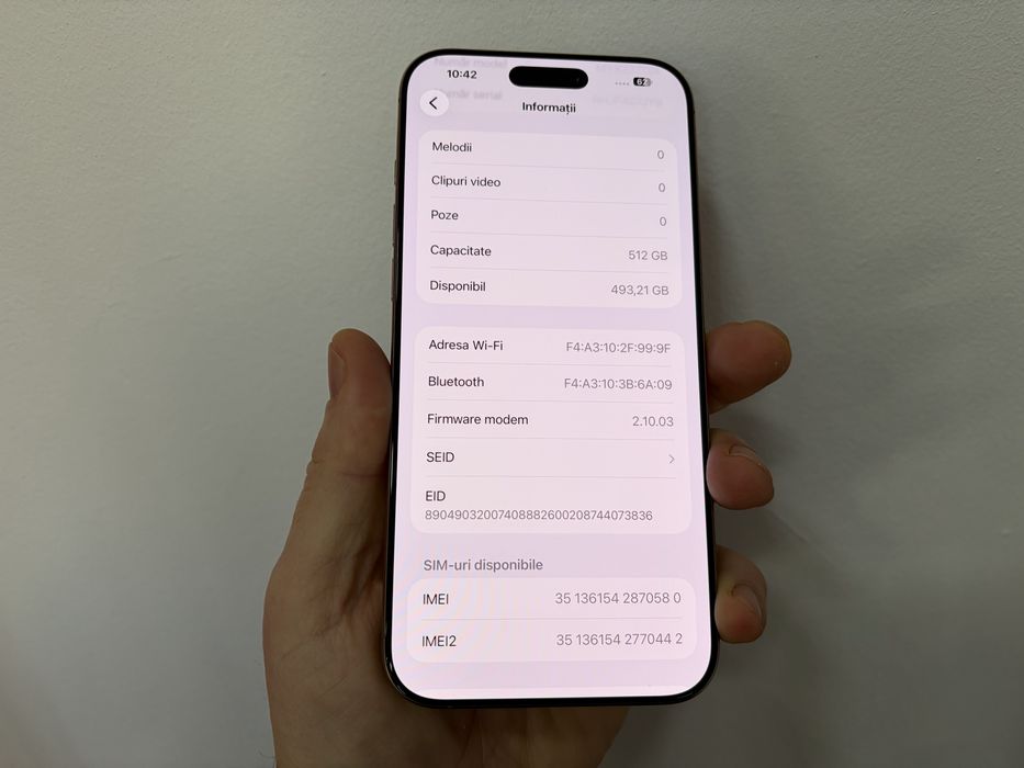 Iphone 16 Pro Max, 512 gb, Desert Titanium, cu Bypass