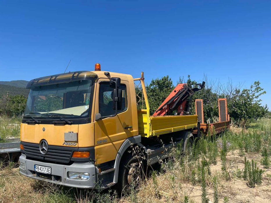 Камион Mercedes-Benz Atego 1218 + кран Palfinger PK 7101