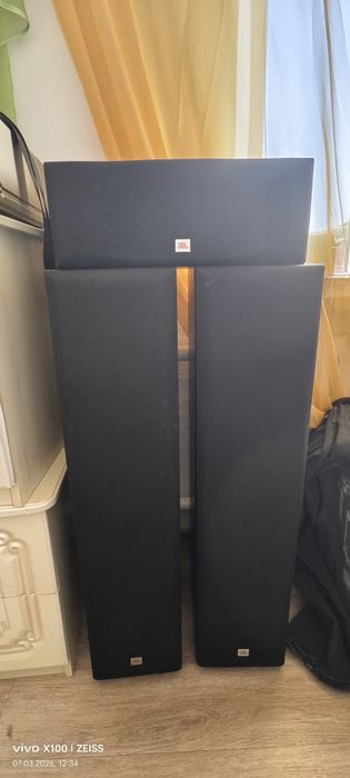 Акустика jbl e80 и центральный канал