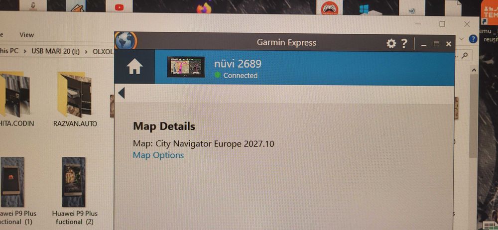 Garmin Nuvi2689 GPS full accesori pe viata 2027 an actualizare