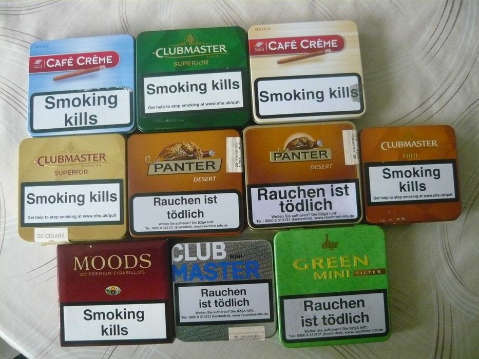 Дървена и Метални кутии от пури и цигари