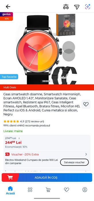 HARMONiQ® Smartwatch [Amoled]