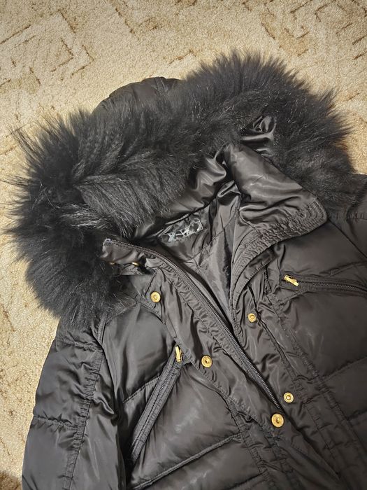 Дамско яке с естествен пух