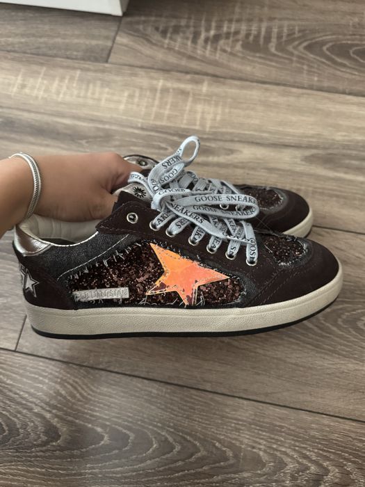 golden goose коричневые