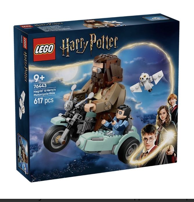 LEGO® Harry Potter 76443 - Разходка с мотоциклет на Хагрид и Хари Потър