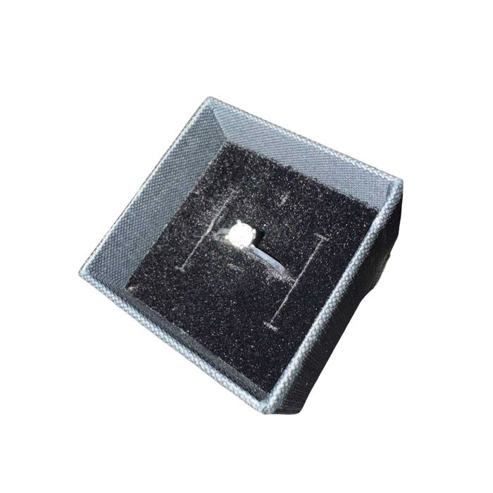 Пръстен 14к Бяло Злато С Камък | Gold | Bqlo Zlato